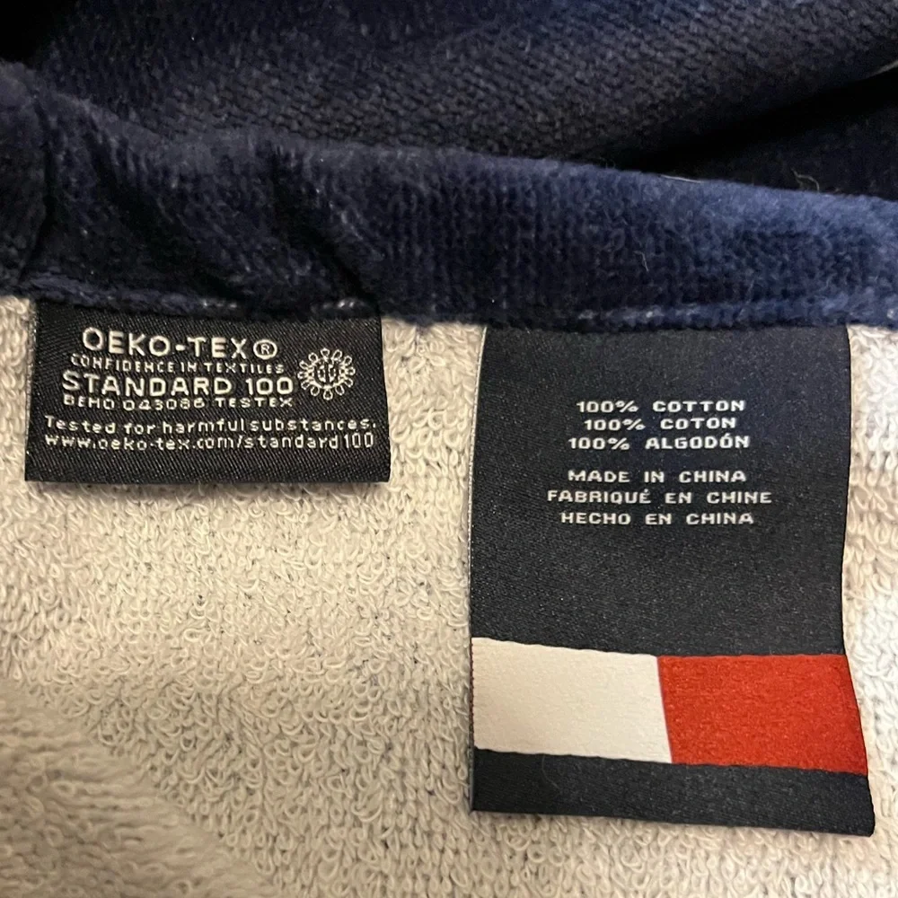🆕 Tommy Hilfiger Logo Stripe Beach Towel